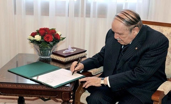 بوتفليقة سيقدم طلبا رسميا للترشح في 3 مارس المقبل