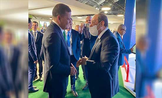 السيسي يلتقي ميقاتي والدبيبة في قمة المناخ