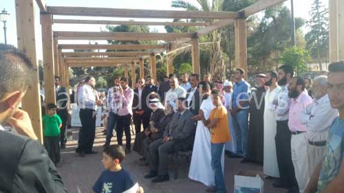 بالصور : وقفة احتجاجية رافضة لمهرجان جرش بالصور : وقفة احتجاجية رافضة لمهرجان جرش