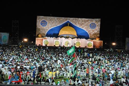 مهرجان نصرة للاقصى في مركز وادي الحدادة الثقافي