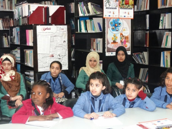 وفد طالبات مدرسة إناث خزمة الإعدادية يزور "تضامن"