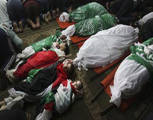 ارتفاع شهداء قطاع غزة الى 828 شهيدا