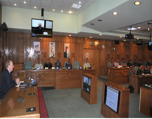 وزير الصناعة والتجارة والتموين يحاضر في كلية الدفاع الوطني