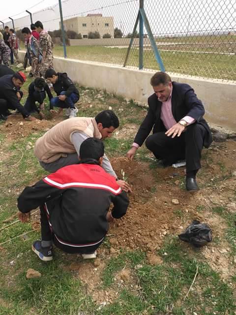 الكرك ..إطلاق مبادرة (ازرع شجرة ) في لواء فقوع