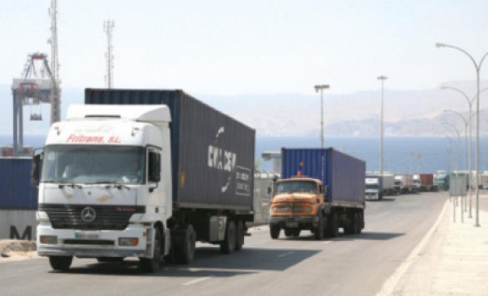 595 مليون دينار خسائر الشاحنات