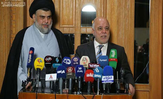 أهم نقاط الاتفاق على التحالف بين العبادي والصدر