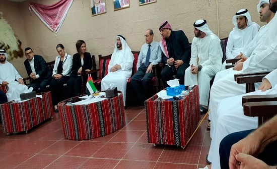النادي الأردني برأس الخيمة يتلقى التعازي بضحايا السيول النادي الأردني برأس الخيمة يتلقى التعازي بضحايا السيول
