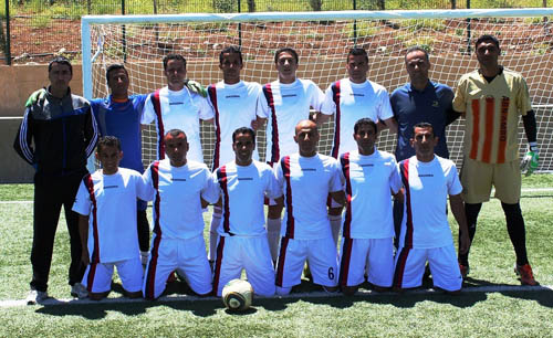 بالصور : الوسط والانضباط والفرسان والبادية بالدور قبل النهائي بكرة الأمن