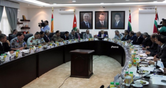 النسور يتراس اجتماع المجلس الاعلى للدفاع المدني