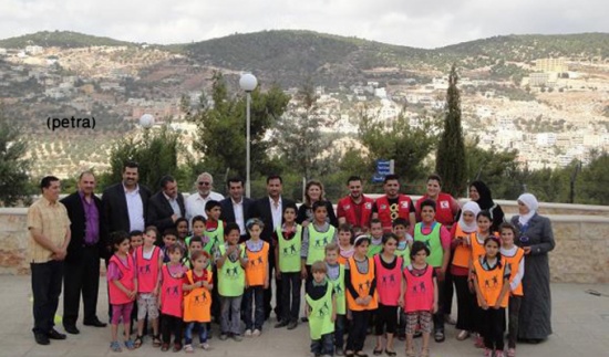 يوم رياضي وترفيهي لأطفال سوريين في عجلون