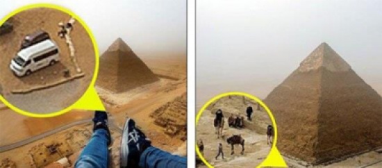 صور وفيديو: مراهق ألماني يلتقط صور سيلفي من أعلى الهرم الأكبر صور وفيديو: مراهق ألماني يلتقط صور سيلفي من أعلى الهرم الأكبر