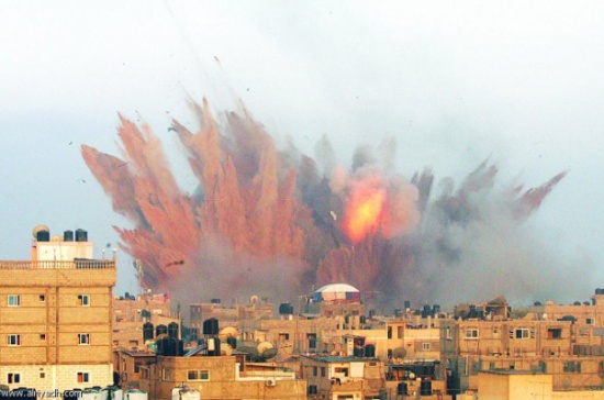 الاحتلال الاسرائيلي ألقى ما يعادل 6 قنابل نووية على غزة