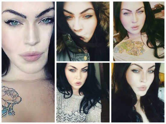 صور: فتاة سعودية نسخة طبق الأصل من ميغان فوكس