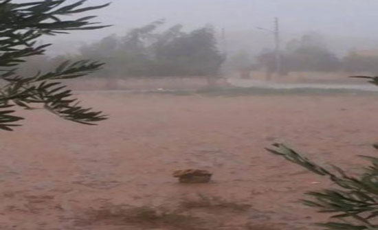 الاغوار الشمالية: معونات لأصحاب المنازل المتضررة من السيول