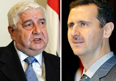 المعلم يؤكد ان من يتمسك بطرح تنحي الاسد يريد استمرار العنف في سوريا