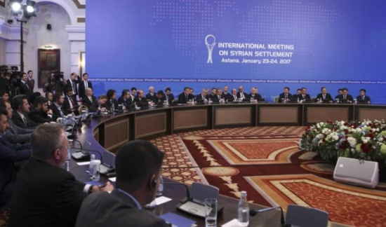بدء اجتماع لجنة أستانا لمراقبة هدنة سوريا