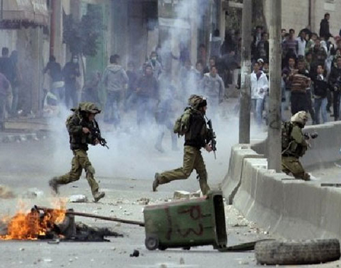 اصابة عشرات الفلسطينين في الضفة الغربية