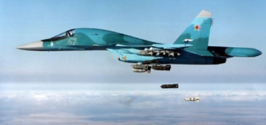 الطيران الروسي يشن 54 «غارة عنقودية» الطيران الروسي يشن 54 «غارة عنقودية»