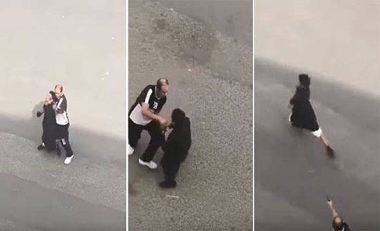 شاهد: مشاجرة بين شخصين بالسعودية وأحدهما يطلق النار على الآخر شاهد: مشاجرة بين شخصين بالسعودية وأحدهما يطلق النار على الآخر