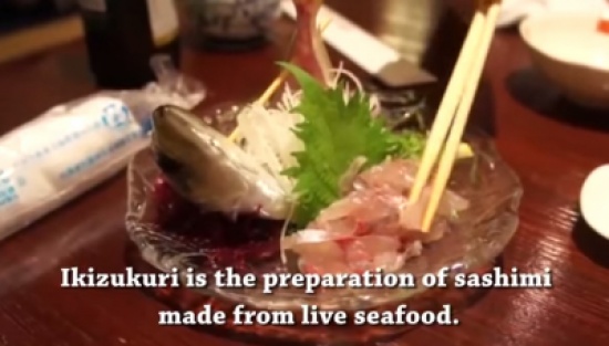 شاهد أطباقاً تؤكل حية حول العالم