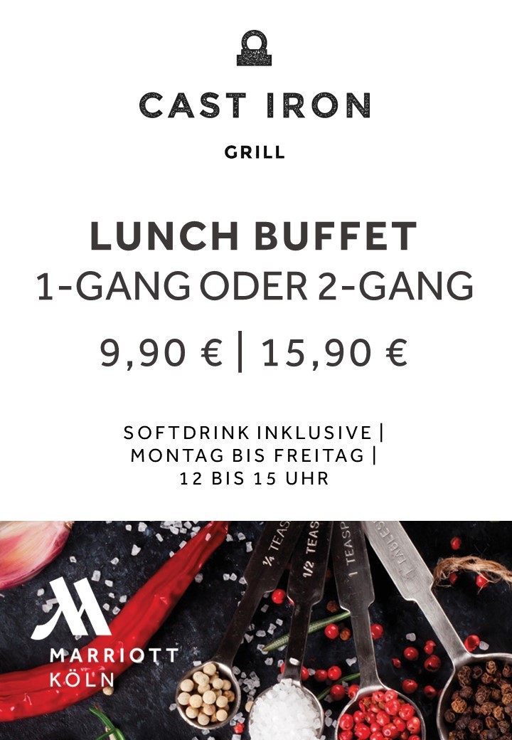 CAST IRON GRILL im Köln Marriott Hotel Köln Restaurants Köln koeln.de