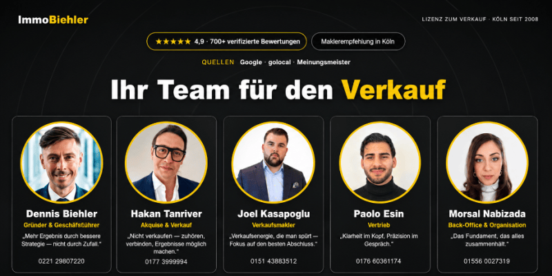 Teaser Ihr Top-Immobilienagent mit der WOW-Faktor Lizenz zum Verkauf.