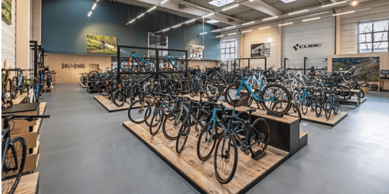Teaser Moderner Fahrradfachhandel in Köln