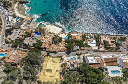 Building plot with structural shell and sea views in Cala Llamp