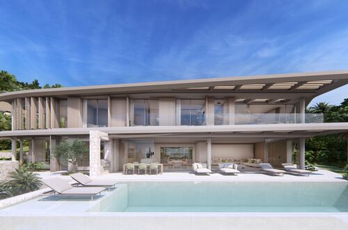 Building plot with sea views in the second sea line