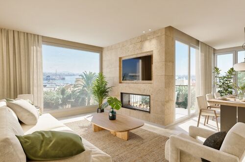 Designer apartment in Bonanova - Modern living with sea view