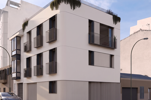 Plot with building license for a townhouse
