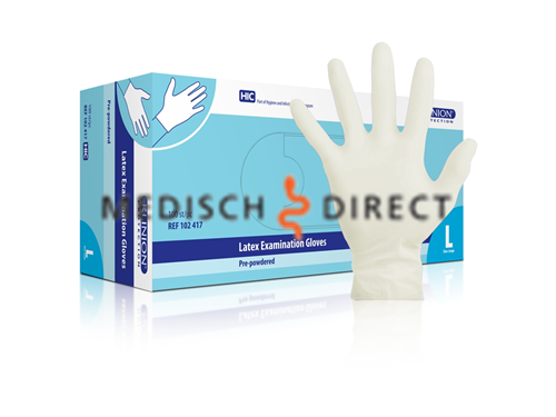 KLINION LATEX GEPOEDERD LARGE (100st) 102317