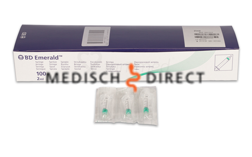 BD EMERALD 2ml SPUITEN+NAALD 23G x 1 (100st)