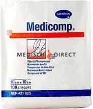 MEDICOMP NON-WOVEN 10 x 10cm NIET STERIEL (100st)