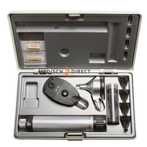 HEINE BETA-200 OTOSCOOP + OPHTALMOSCOOP SET BATTERIJ HANDVAT