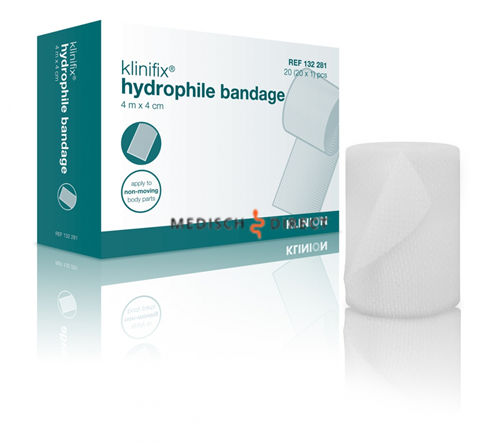 MEDISCH DIRECT KLINIFIX NIET ELASTISCH FIXATIEWINDSEL 4MX4CM p/20