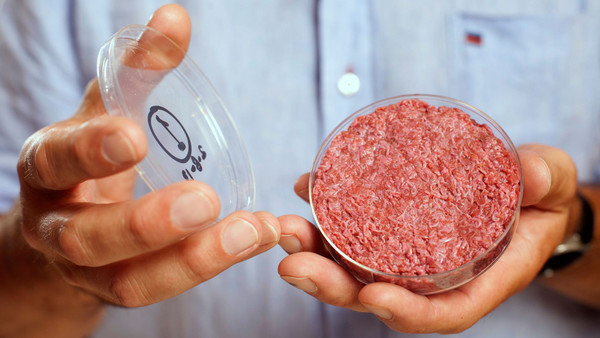 lab grown meat first cultured beef burger