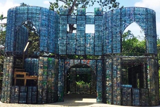 Plastic Bottle Village