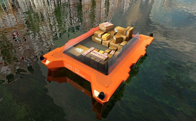 The first self driving boat in Amsterdam