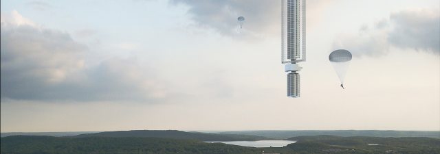 Skyscraper Clouds Architecture Analemma