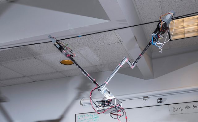 a robot developed to control crops