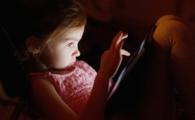 kids on screen