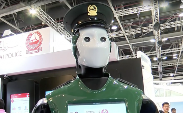 The first robotic officer will soon report for duty in Dubai.