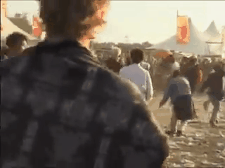 Op Lowlands brak in 1995 een sinaasappelgevecht uit.