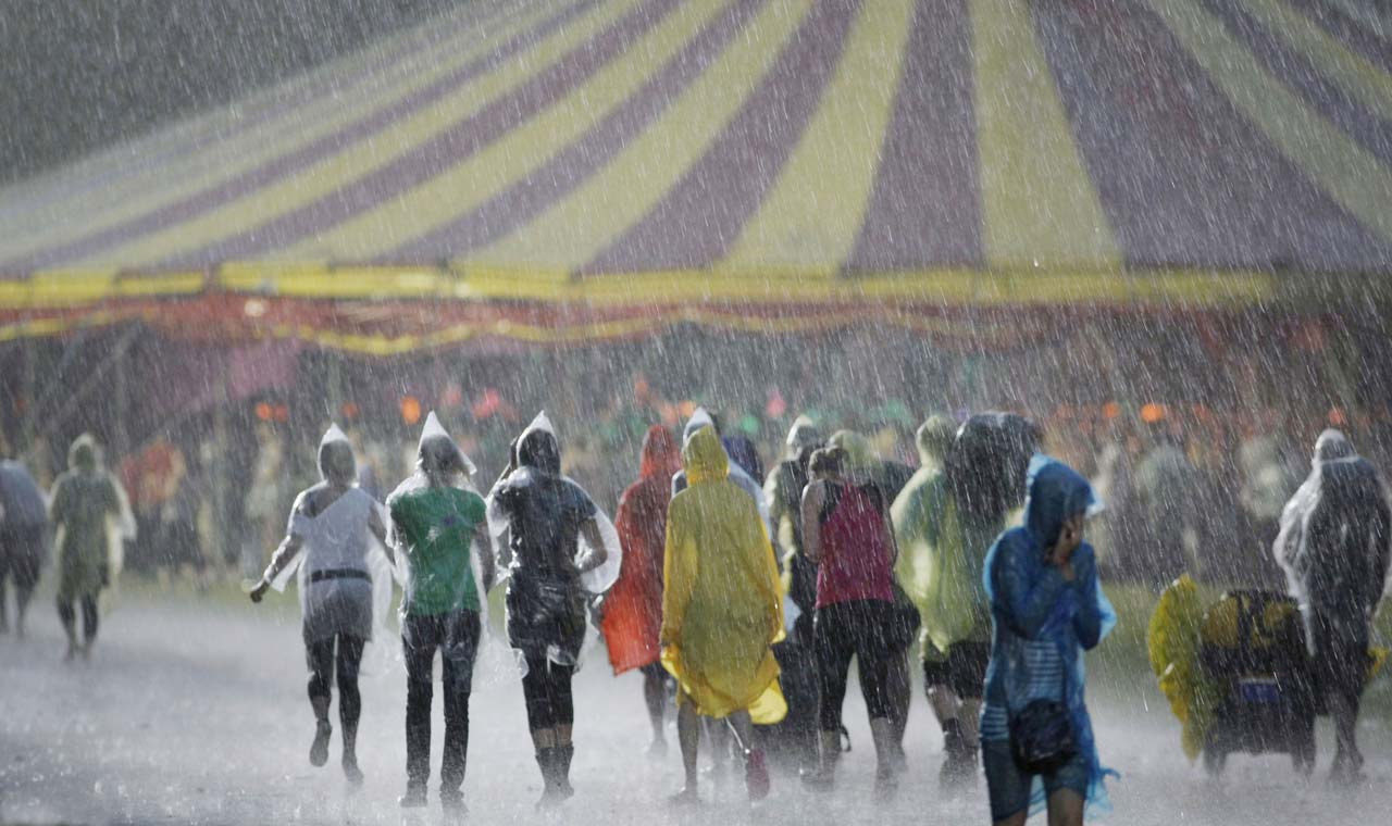 Regen op Lowlands, 2009