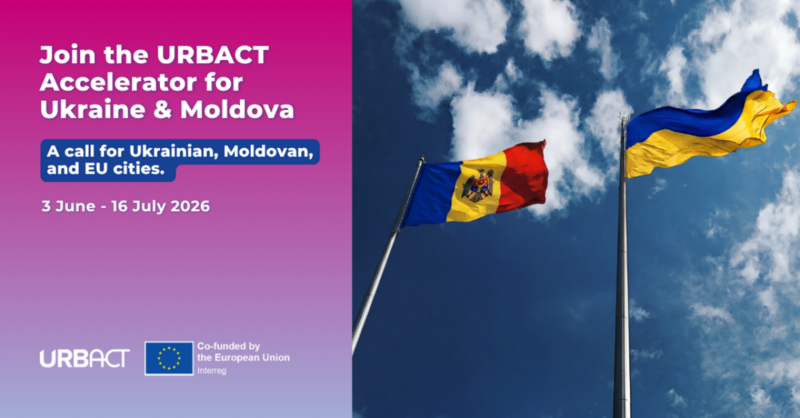 URBACT Accelerator: al via il programma europeo per rafforzare la resilienza urbana in Ucraina e Moldavia
