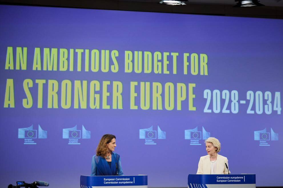 Immagine: La Presidente von der Leyen presenta la proposta del Quadro Finanziario Pluriennale