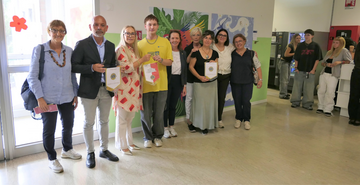 Cinque murales dei ragazzi del Liceo Canova trasformano il Centro Lagorà