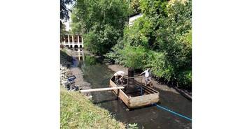 Giardino Salvi, guasto alla pompa di ricircolo della Roggia Seriola