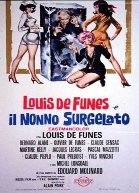 Louis de Funès e il nonno surgelato